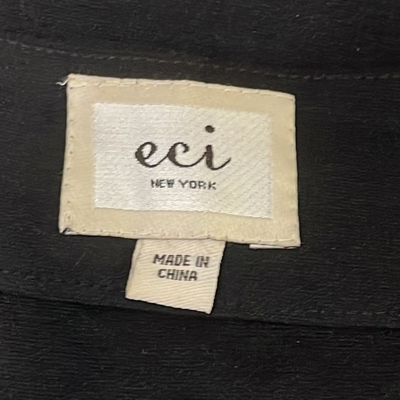 Eci Women’s Studded Black Stretch Cocktail Dress Sleeveless No size tag NWT - Picture 10 of 12